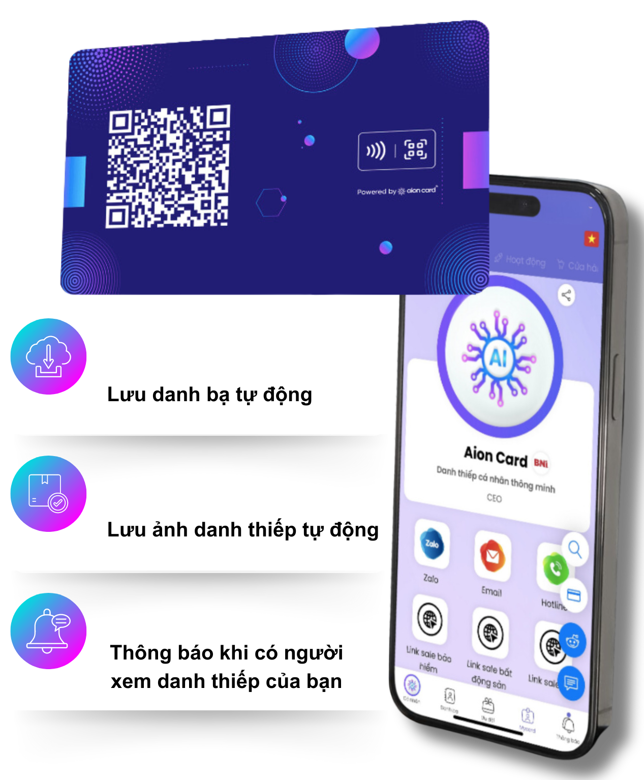 Thẻ cá nhân thông minh AION CARD