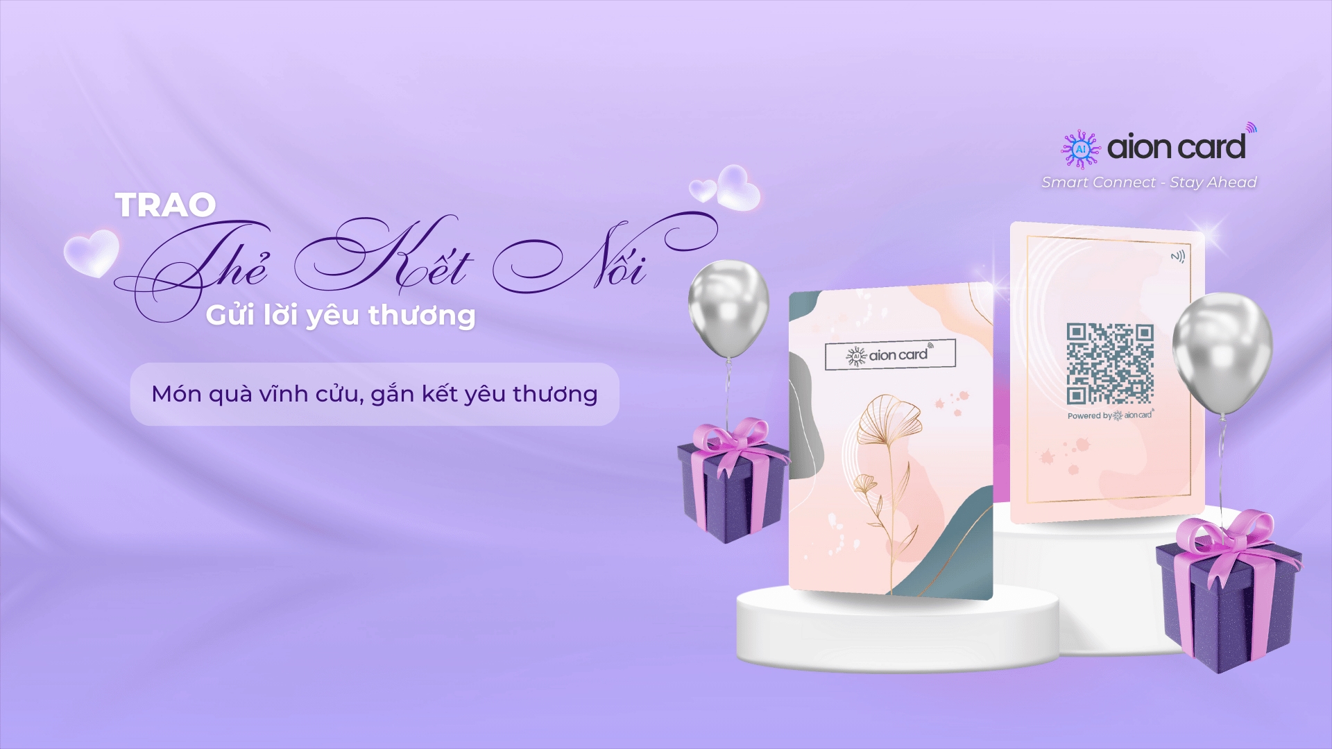 Card Visit Điện Tử - Thẻ Cá Nhân Thông Minh AION CARD